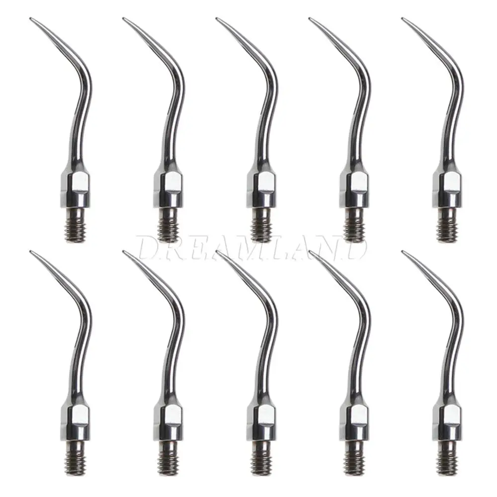 10 Pcs Dental Ultrasonic Scaler Perio Tips Ps4 Per Dentista Inserto Ablatore Sirona