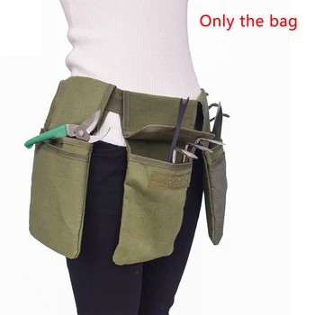 

Men Women Scissors 4pockets Lawn Home Cutter Handsfree Waist Belt Canvas Rulers Waterproof Durable Portable Garden Tool
