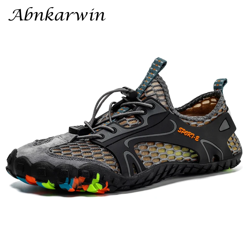 Aqua Shoes мужские водонепроницаемые кроссовки больших размеров Waterschoenen Outdoor Five Finger
