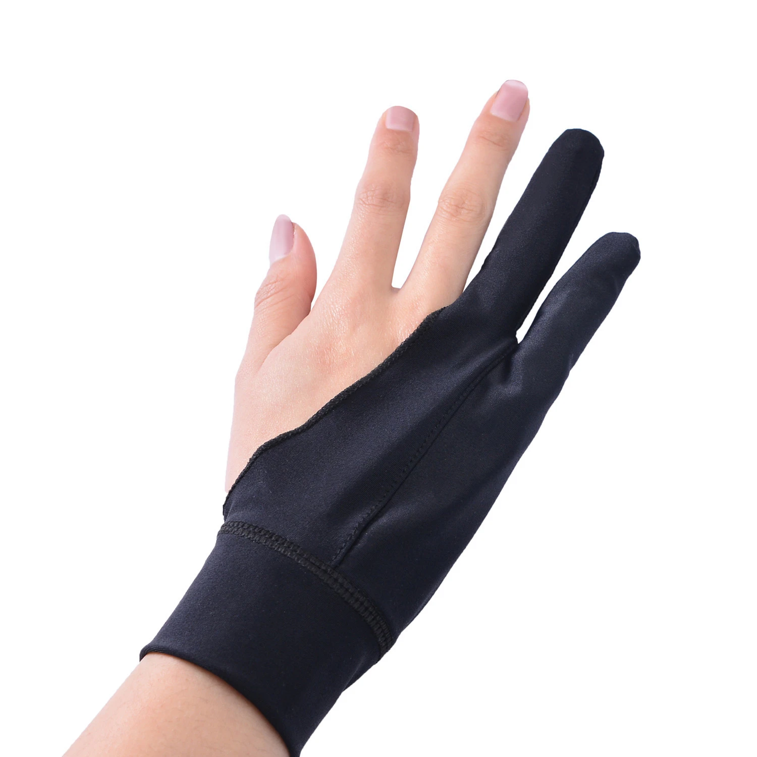 1-4pcs Artist Drawing Glove for Any Graphics Drawing Table 2 Finger  Anti-Fouling Both for Right and Left Hand Drawing Gloves - AliExpress