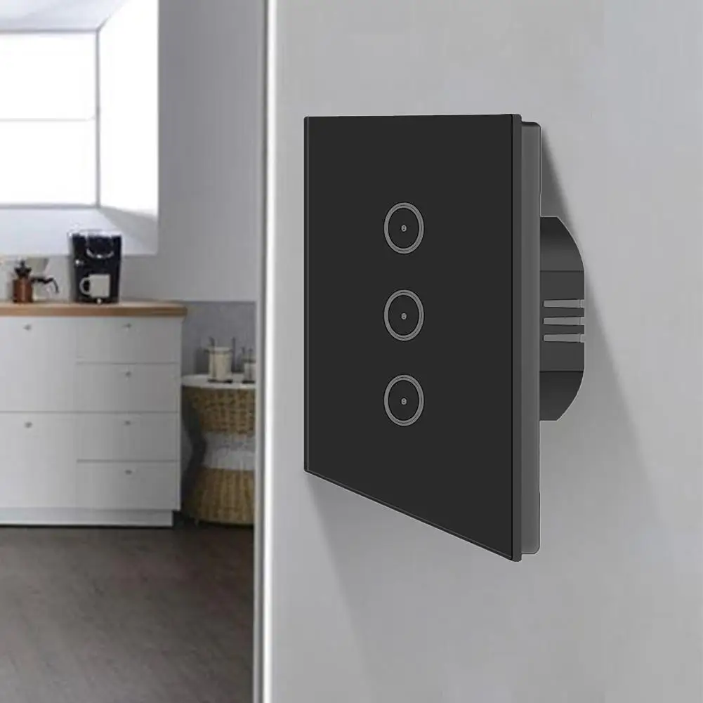 

AC110-240V 50/60Hz Mobile App Remote Control Intelligent Manual Mobile Phone app Control Intelligent linkage Timing Touch Switch