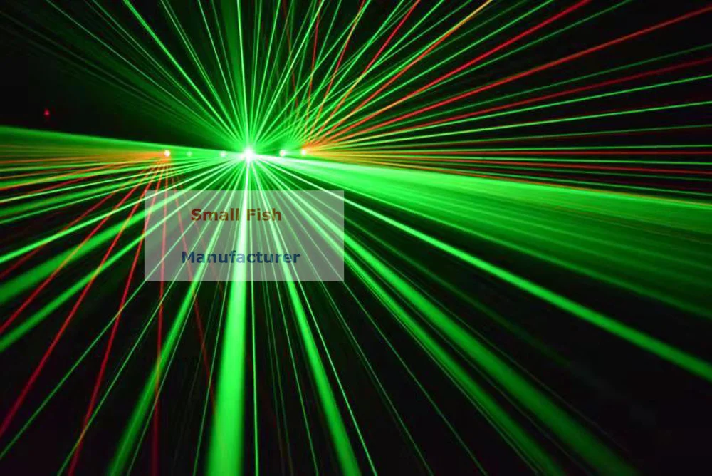 Полноцветный лазерный прожектор Dj с шестью глазами 450 МВт RGB DMX для дискотеки
