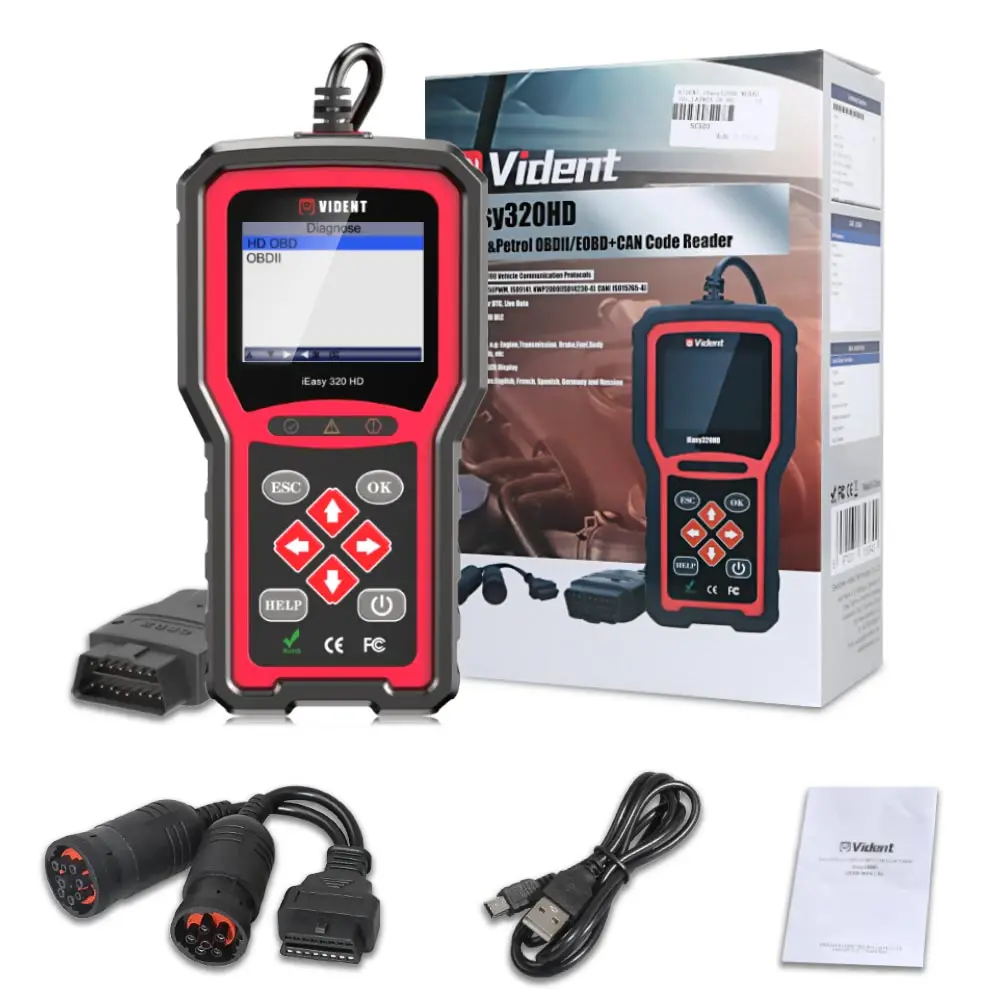 Диагностический инструмент Vident iEasy320HD для грузовиков сканер OBD2 проверки