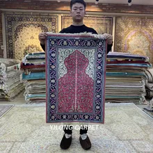 Yilong 2'x3' ручной персидский ковер Древо жизни шелковый ковер(HF130B