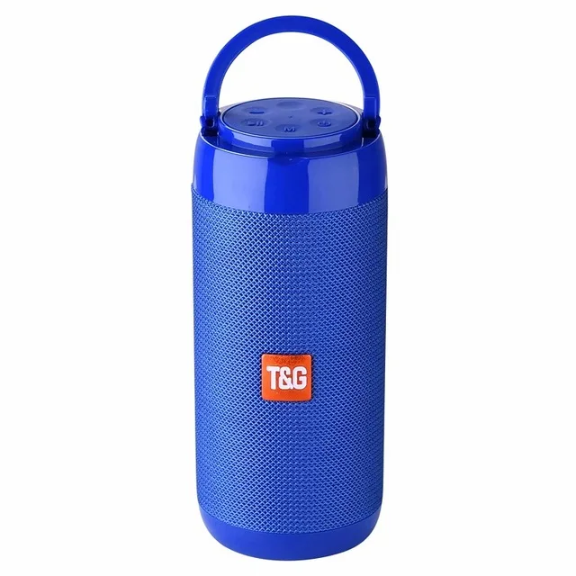 Blue TG113C Bluetooth Колонка портативный Bluetooth мини динамик с fm-радио водонепроницаемый сабвуфер беспроводной Loundpeakers и держатель для телефона - Цвет: Blue