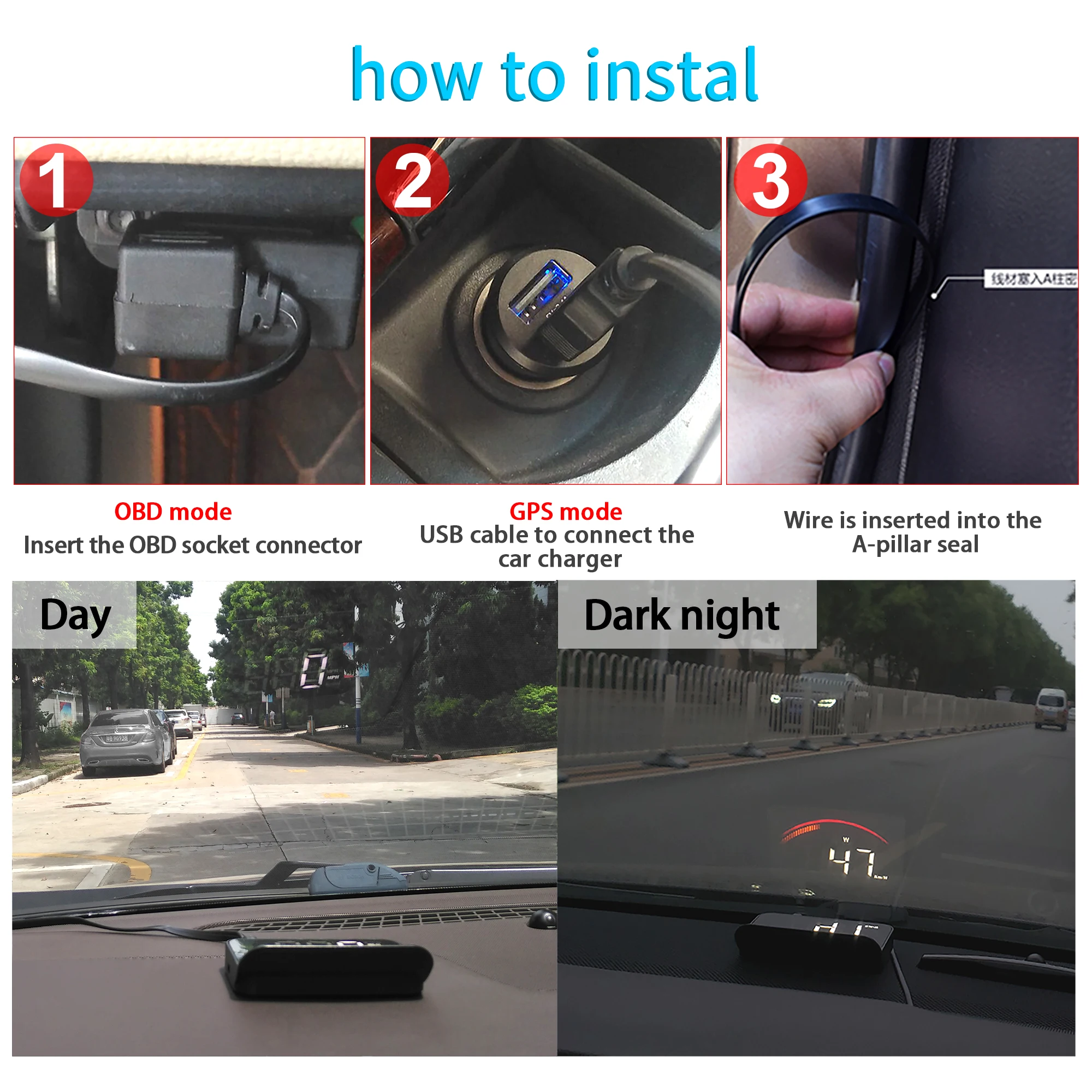 M11 HUD OBD2 + GPS  ý   ÷  ǵ ǵ   ˶   RPM  ÷