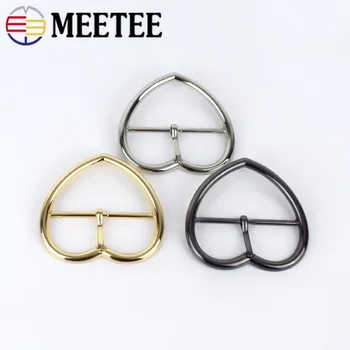 

4/10/20pcs 52x45mm Heart Bag Buckles Handbag Strap Pin Buckle Belt Metal Adjuster Clasp Hooks DIY Leather Craft Accessories