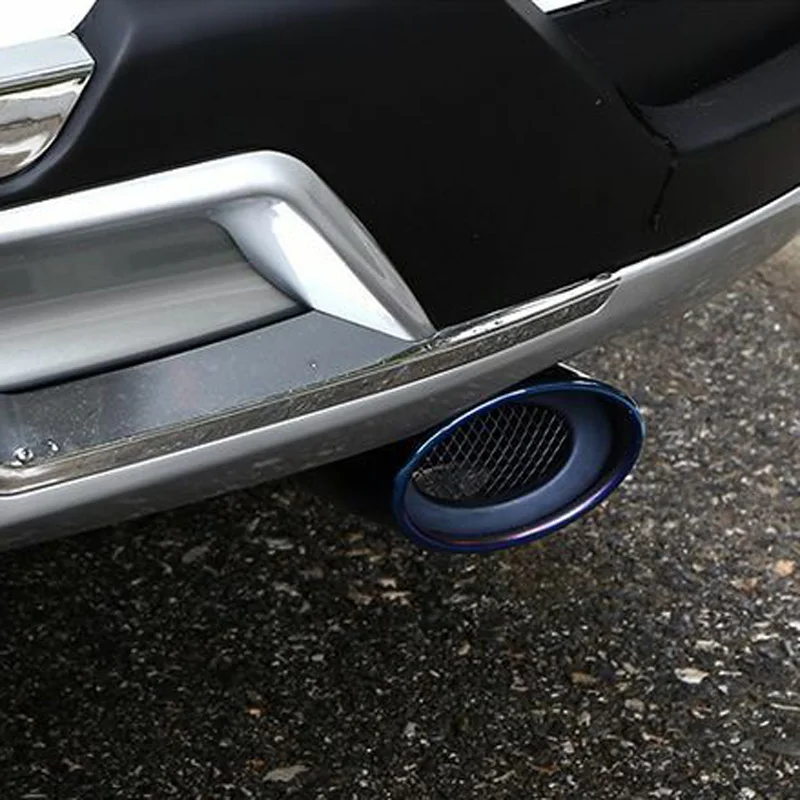 Синий глушитель для Toyota Highlander 2009- внешний антикоррозионный