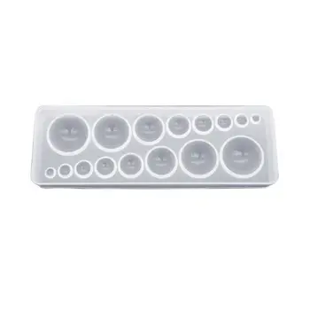 

Silicone Mold DIY Crystal Epoxy Resin Molds Time Stone Jewelry Making Crafts Round Handmade Cake Fondant Chocolate Tools