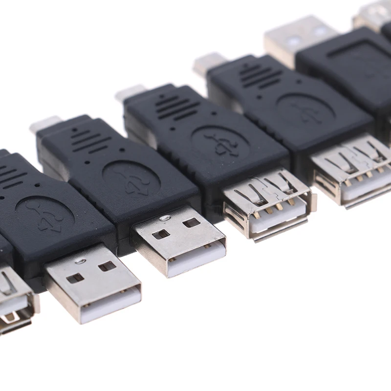 10 шт./компл. OTG USB мужчин и женщин микро-usb; мини адаптер переходник USB адаптер гаджеты