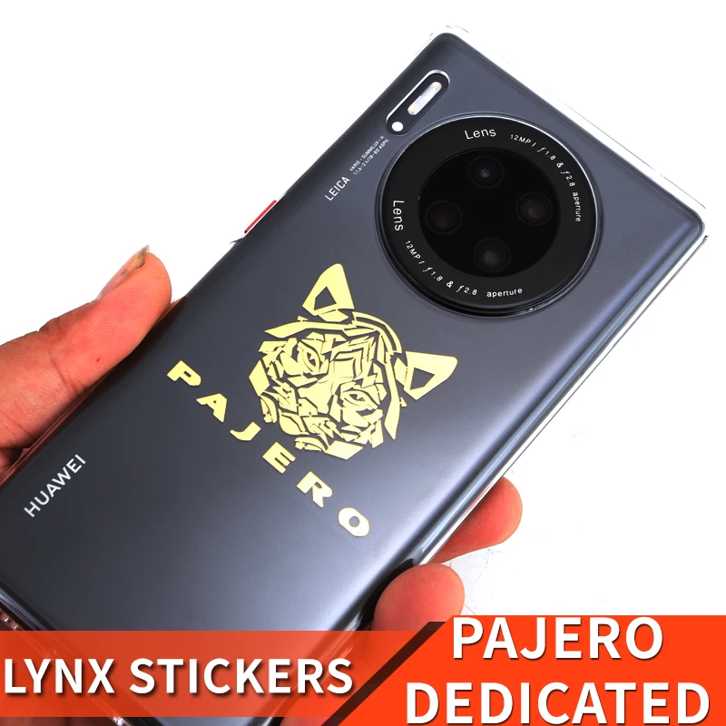 Per Mitsubishi Pajero Accessori Sticker Personalità Metal Post Pajero Pinin Io Full Montero Muslimb