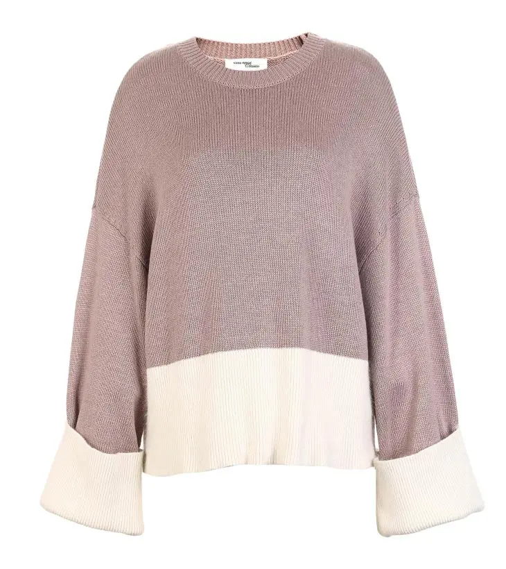 Vero Moda шерстяная вязаная с круглым вырезом из кроличьего меха | 318413578