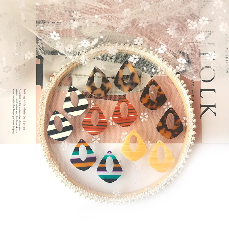 

1pair Fashion Korea DIY Material Earrings Handmade Jewelry Acrylic Bag Clothing Accessories for Women Girls Making Best Jewelry