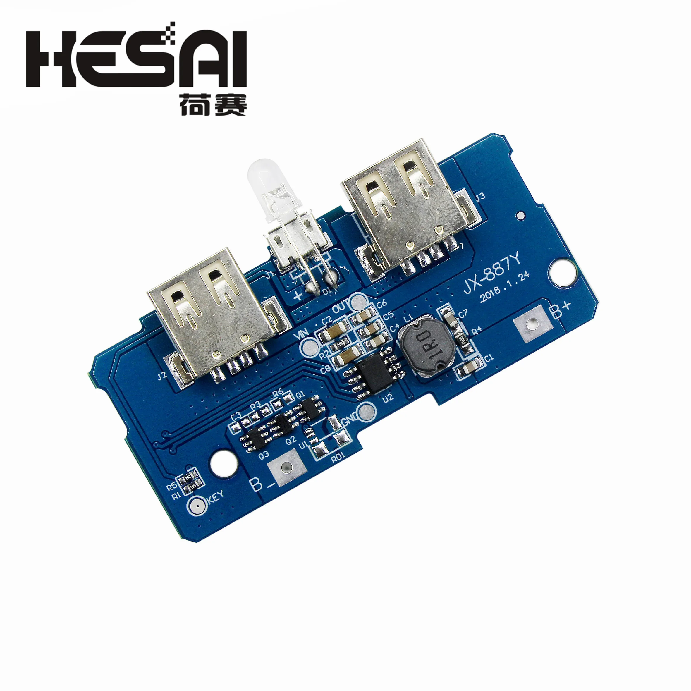 18650 Двойной Micro USB 3 7 в до 5 В 2A повышающий Мобильный Внешний аккумулятор DIY зарядное