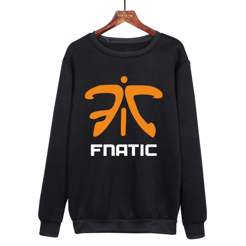 Fnatic Team League of Legends Униформа с длинными рукавами harajuku свитшот игры fnatic мягкие