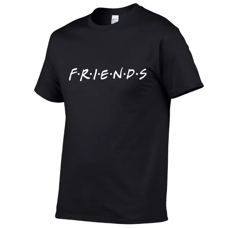 

2020 Summer T-shirt Men's Letter Friends Funny Casual Tshirt for Men Boy Tee Tops Hipster Short Sleeve Harajuku Men's Clothing