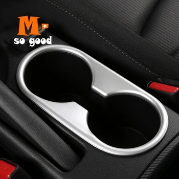 

2016 2017 2018 For Mazda CX-3 CX3 Car ABS Matte Front Center Console Water Cup Holder Frame Trim Cover Auto Accessories Sticker