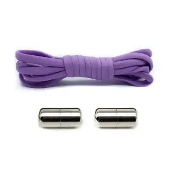 

Adjustable Adult Kids Elastic Shoe Laces DIY No Tie Strings with Metal Buckles