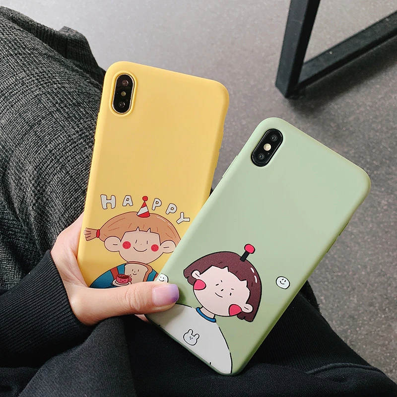 Влюбленные иллюстрации матовый Силиконовый чехол для телефона iPhone 11 Pro Max мягкий