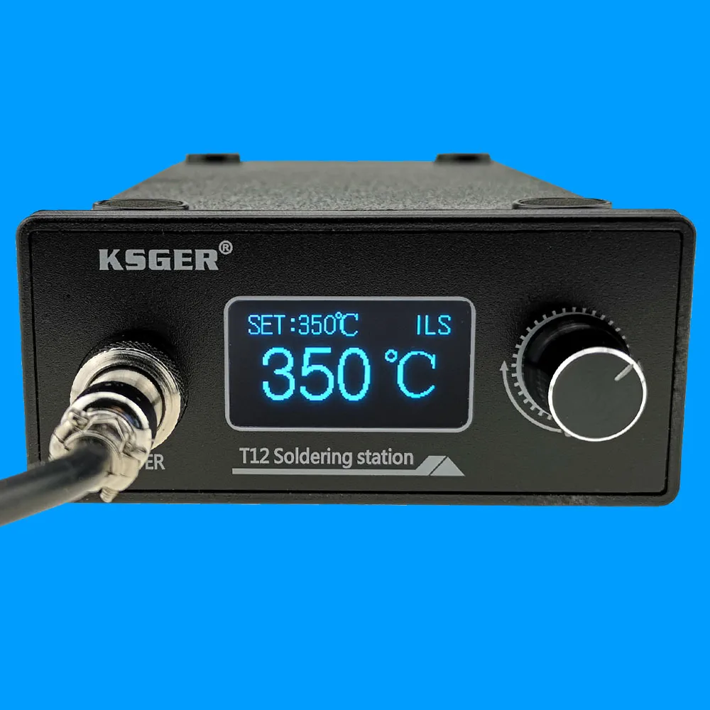 

KSGER STM32 V3.1S T12 Soldering Station OLED DIY Aluminum Alloy FX9501 Handle Electric Tools Quick Heating T12 Iron Tips 8s Tins