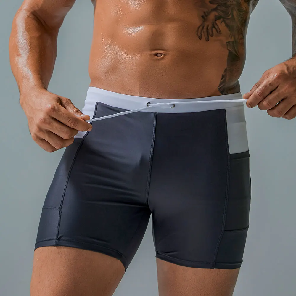 2020 Trunk Swimwear Swim Pants Solid Stretch Outdoors Casual Bathing