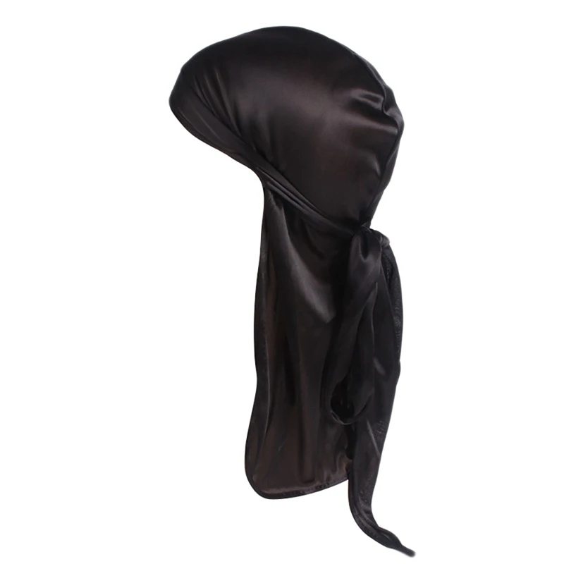 Аксессуары для одежды пляжная кепка Doo Rags с длинным хвостом шелковистый тюрбан колпак для головы бандана головной убор
