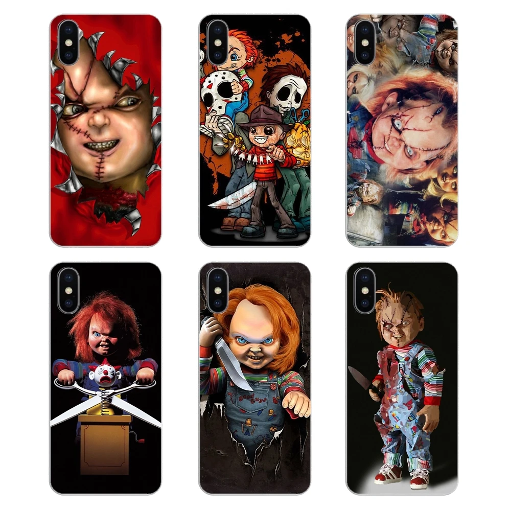 Силиконовый чехол для телефона Apple iPhone 4 5 1 6 6S 7 8 X XR XS Plus MAX кукла Crazy Charles Lee Ray Chucky |