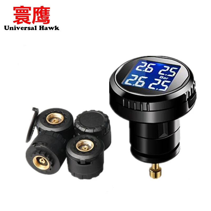 Умная Автомобильная TPMS система мониторинга давления в шинах светодиодная