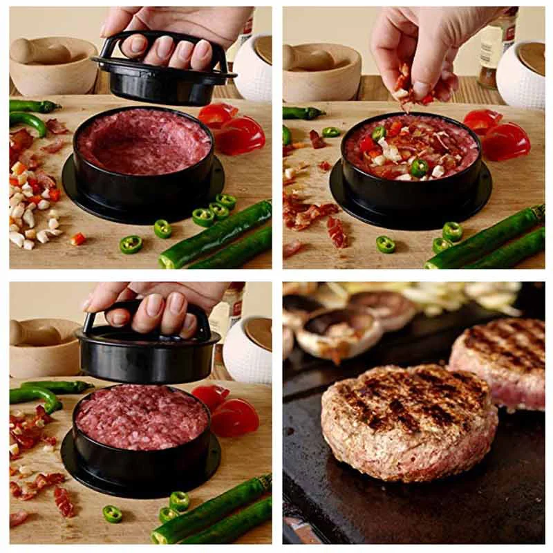 Hamburger Maker Meat Tool Hamburger Press Mold Burger Press For Meat Beef Grill Burger Patty Maker Mold Ham maker Kitchen
