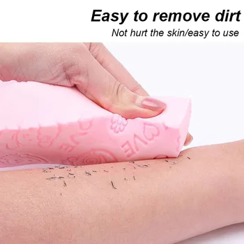 

2PC Adult Kid Exfoliating Shower Skin Care Soft Body Cleaning Scrubber Bath SPA Sponge Baby Rubbing Mud Scrub Bathroom Accessory