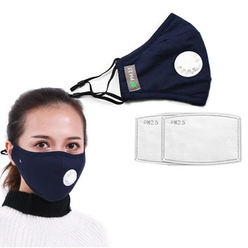 

L.Mirror 1Pcs New Anti Pollution PM2.5 Mask Dust Respirator Washable Reusable Masks Cotton Unisex Mouth Muffle Allergy Travel