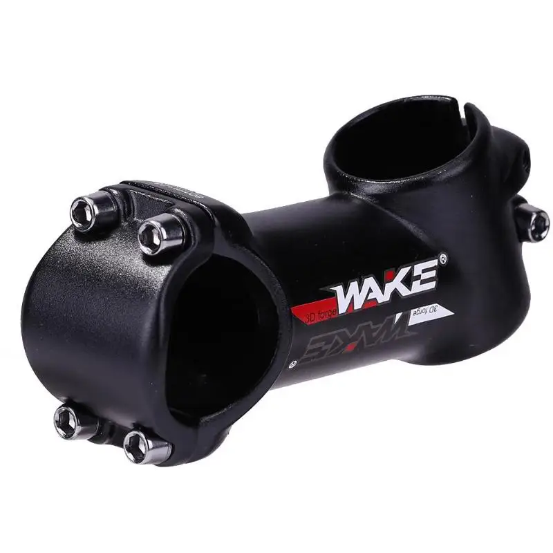 WAKE 31.8mmx60/70/80/90/100 мм велосипедный вынос руля Алюминий Сплав 25 градусов Горный Руль для шоссейного велосипеда из стволовых углеродное волокно MTB Велоспорт Запчасти - Цвет: 80mm