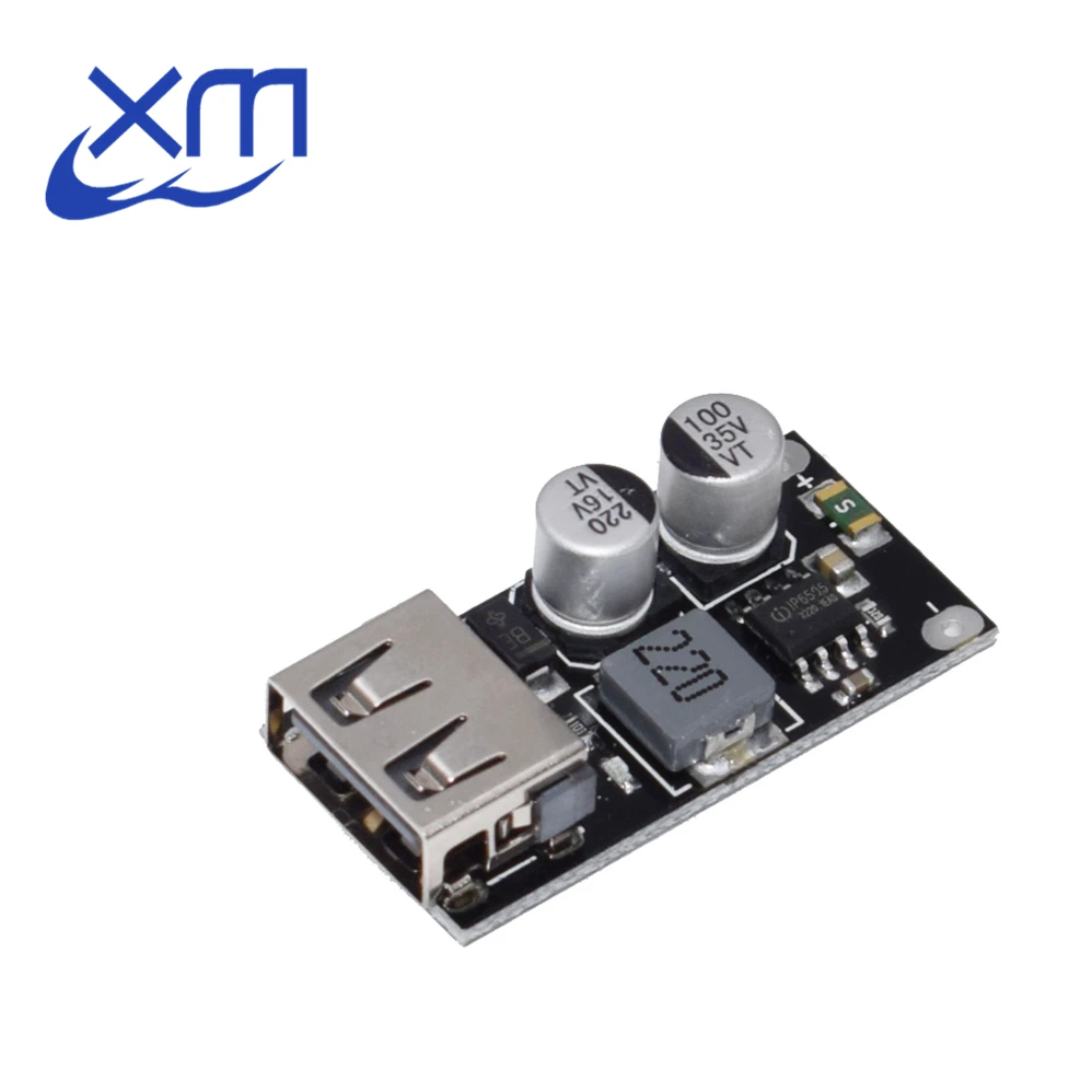 USB конвертер QC3.0 QC2.0 понижающий модуль зарядки 6 32 В 9 12 24 для быстрой печатная плата