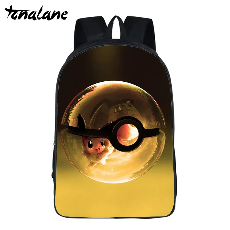 Крутой Покемон ребенок Пикачу рюкзак детские школьные сумки рюкзак Pokemon для подростков девочек мальчиков повседневные дорожные сумки - Цвет: 23