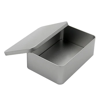 

Star Packaging Hinged Small Metal Rectangular Hot Sale Gift Tin Packing Box