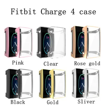 

Screen Protectors Case For Fitbit Charge4 Watch Band Replace TPU Protective Cases Frame For Fitbit Charge 4 Smart Bracelet Shell