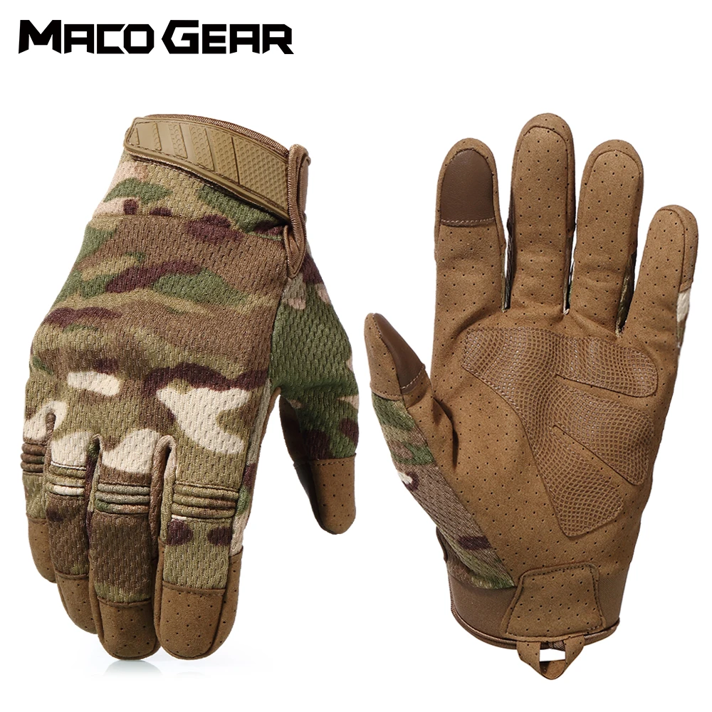 Мультикам камуфляжные тактические перчатки армейский Военный Боевой страйкбол