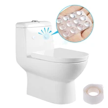 24 шт./компл. прозрачные Нескользящие силиконовые амортизатор мягкая подушка для унитаза Западного Типа мебельная фурнитура