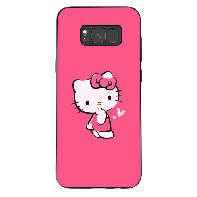 Чехол для телефона Samsung J6 A70 A60 A50 A40 A20 A30 A10 A7 A6 A5 A3 A8 A9 милый чехол Hello