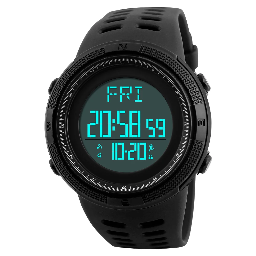 

SKMEI Outdoor Sport Watch Men Pedometer Multifunction Chrono Watches Fashion Waterproof Digital Wristwatches Reloj Hombre 1295