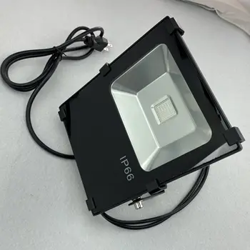 

100W RGB DMX512 flood light,AC85-265V input;controlled by dmx controller directly;size;L265XW289XH90mm