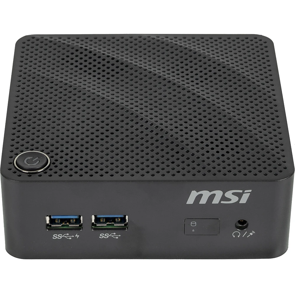 Неттоп MSI Cubi N 8GL-020XRU slim PS N5000/4Gb/SSD128Gb/UHDG 605/noOS/черный