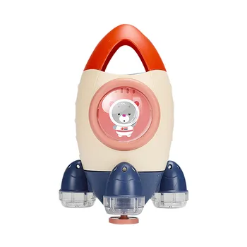 

Bath Toy Beach Home Baby Shower Water Spraying Rotary Infant Toddler Interactive Summer Rocket Fountain Non Toxic Funny Bathtub