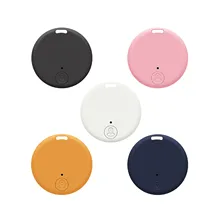 

Mini Dog Gps Tracking Device Locator Round Small Portable Bluetooth Intelligent Anti-lost Alarm Device Luggage Tracker Tracking
