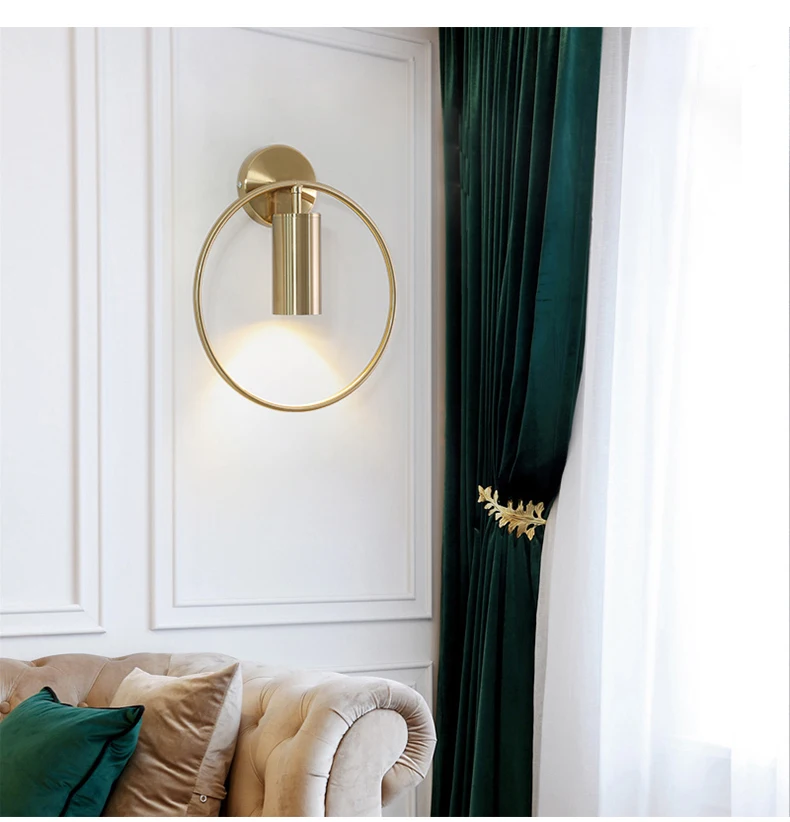 

modern minimalist line wall lamp Spanish designer personality restaurant corridor wall lamp