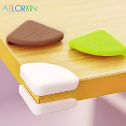 Lot de 4 pièces de Protection d'angle en Arc de silicone pour bébés et enfants, pour Table, bord de bureau, sécurité des pare chocs 