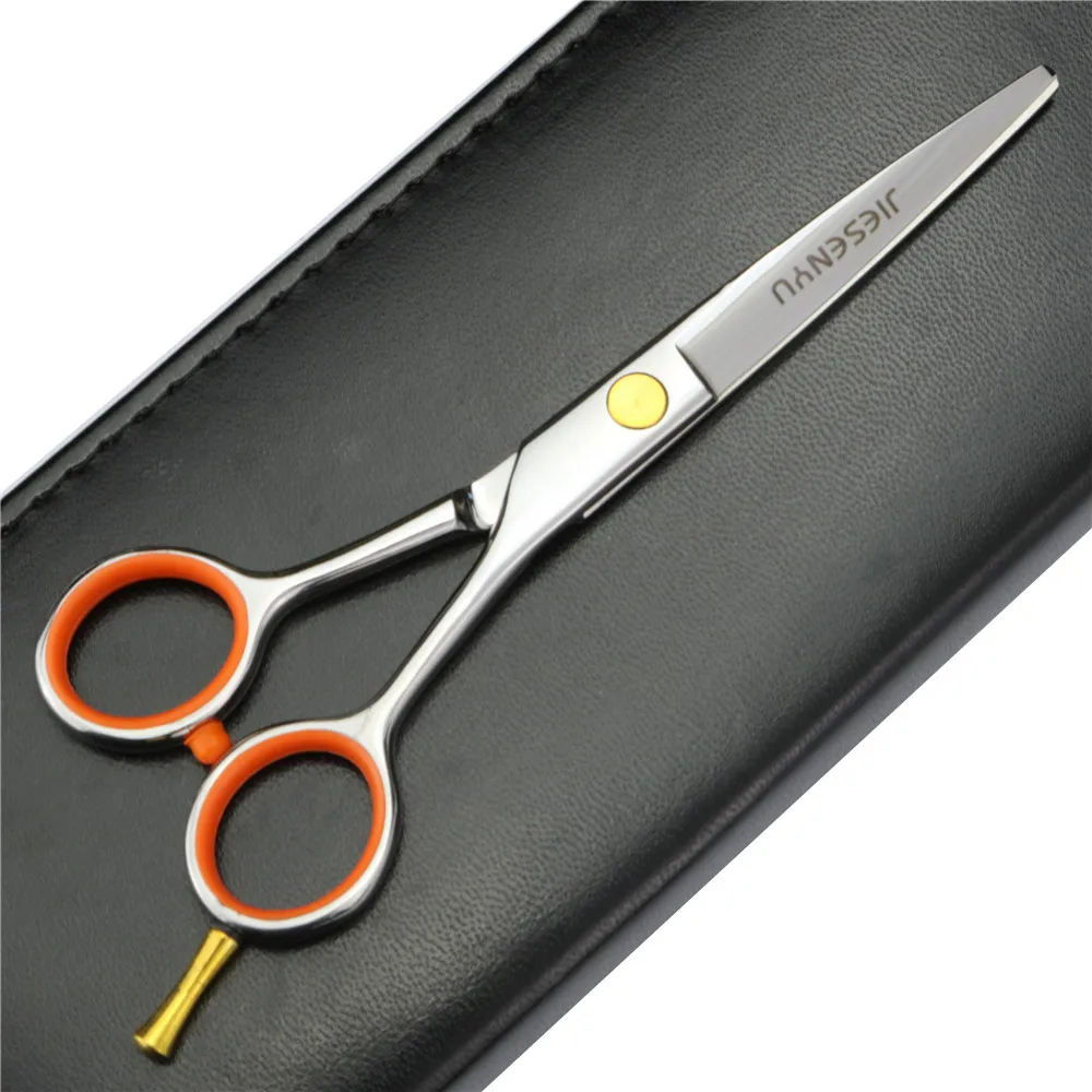 5 cut scissors Японские 440c 4 дюйма/5 дюймов/5,5 дюйма короткие ножницы для стрижки, парикмахерские ножницы, Профессиональные парикмахерские инструменты - Цвет: 5 cut scissors