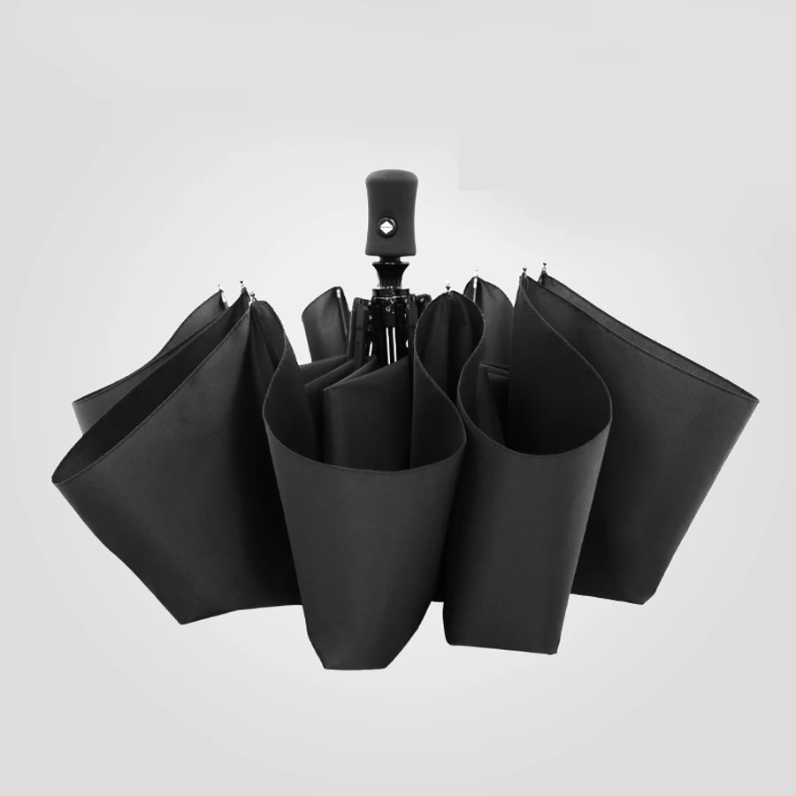 Meteor Automatic Man Women Windproof Rain Umbrellas 3 Folding Travel Fashion Business Sunscreen Parasol Paraguas Female Umbrella