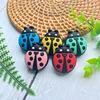 10pcs  Mini Ladybug Silicone Beads Baby Dummy Cartoon Pacifier Toy Accessories 1