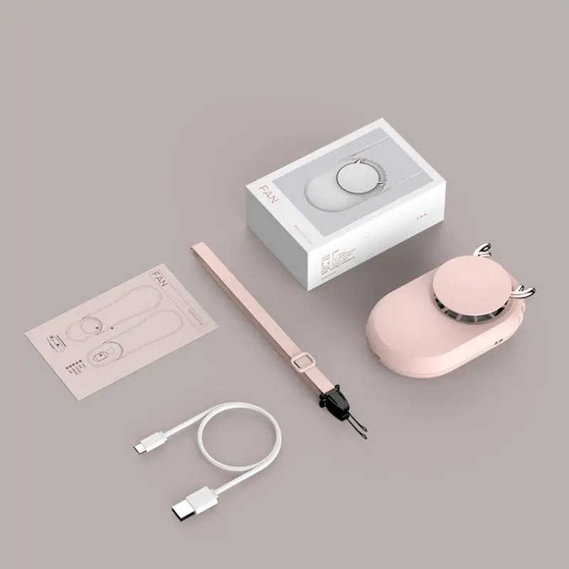Новейшая модель; ArrivalPortable USB хэндс-фри вентилятор с завязками на шее вентилятор личные вентиляторы для игры в мяч Пеший Туризм путешествующих